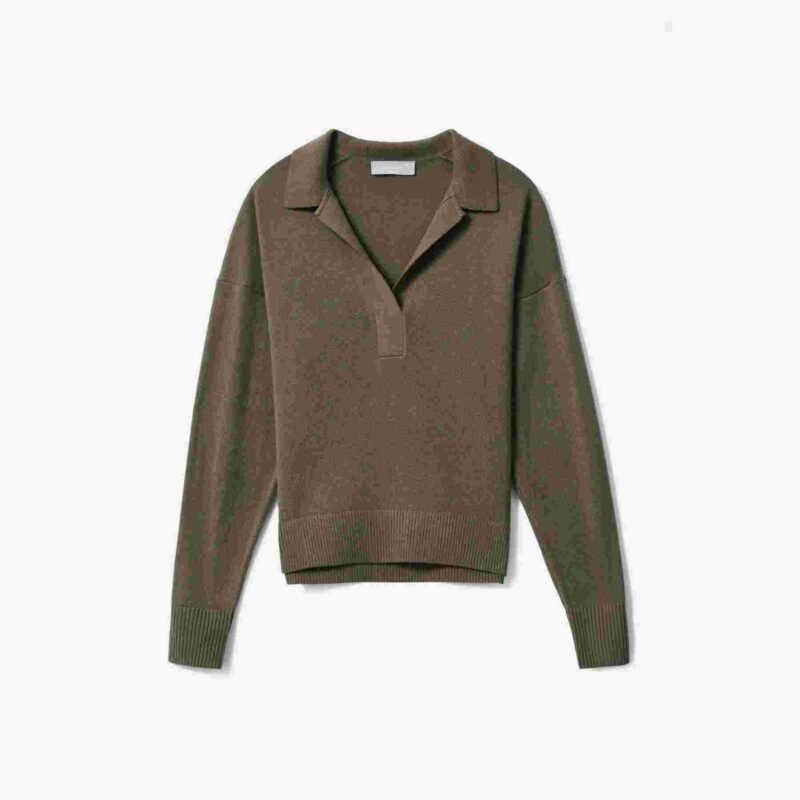 Green Oversized Crew