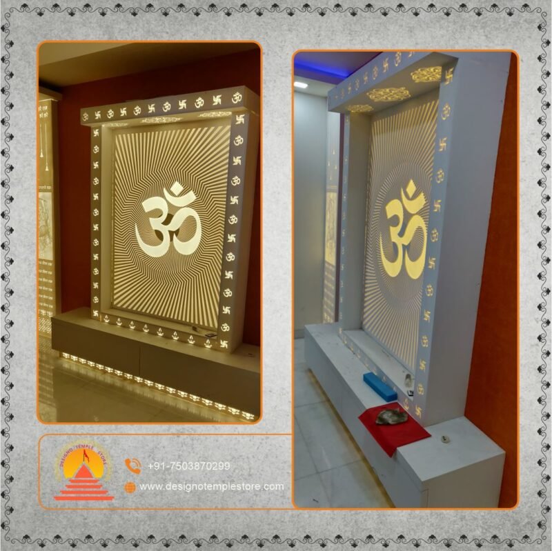 Om designer corian mandir 2- designotemplestore.com