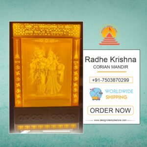 Radhe Krishna Corian Mandir 1- designotemplestore.com