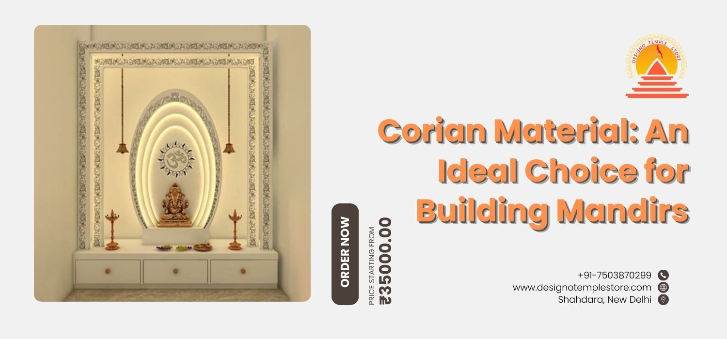 Corian Material An Ideal Choice for Building Mandirs- designotemplestore.com