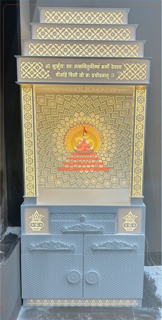 Om corian mandir 1- designotemplestore