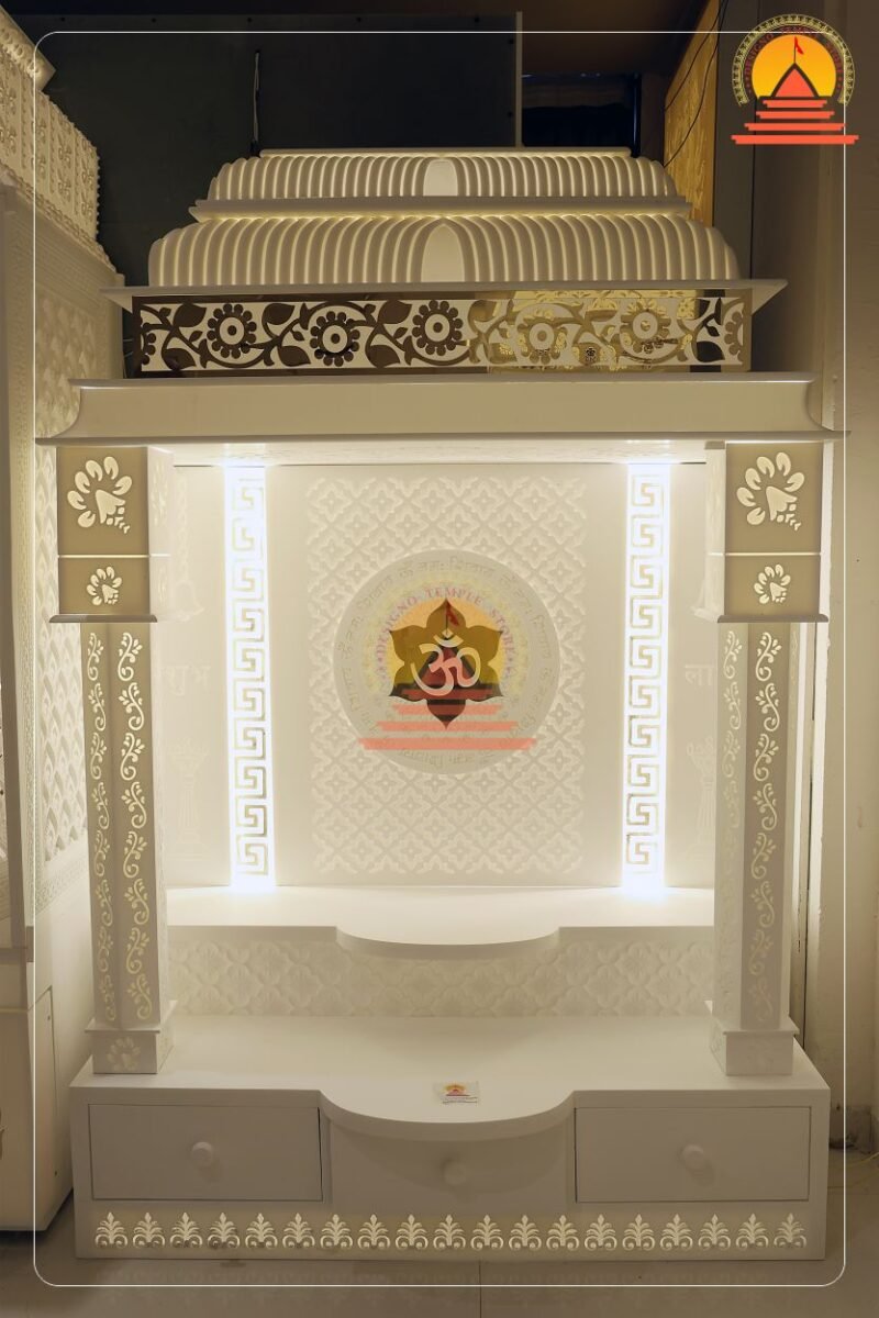 3D Custom Corian Marble Mandir in Begusarai, Bihar | Best Korean Temple