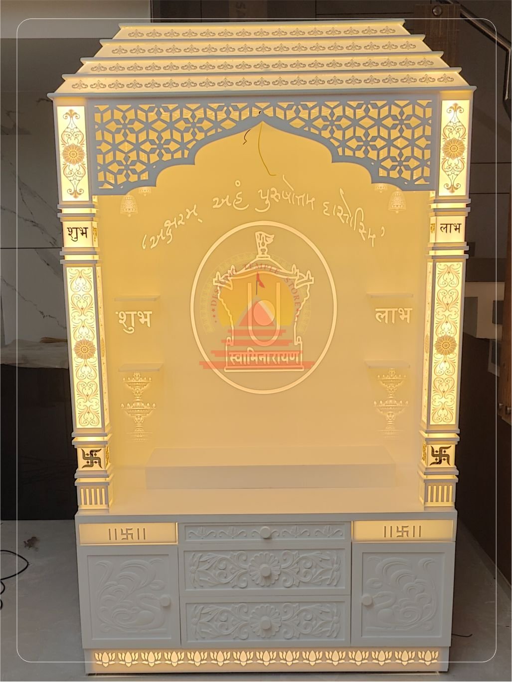 Swaminarayan Corian Mandir-- designotemplestore