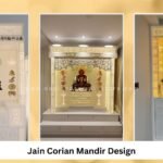 Jain Corian Mandir Design with Light- designotemplestore.com