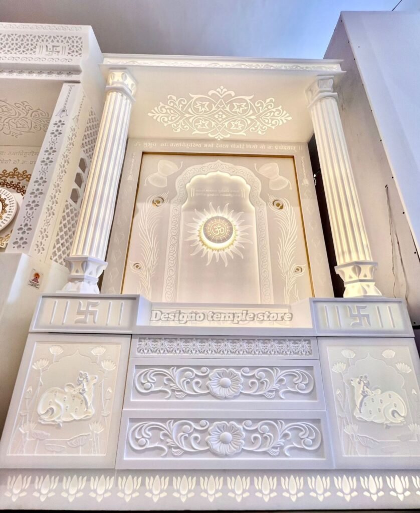 Latest Korian Temple with 2-Layer Back Panel Design , with Light img 2- designotemplestore.com