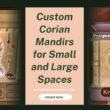 Custom Corian Mandirs for Small and Large Spaces- designotemplestore.com
