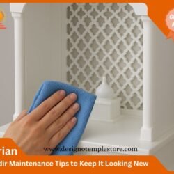 Corian Mandir Maintenance Tips to Keep It Looking New- designotemplestore.com