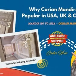 Why Corian Mandirs are Popular in USA, UK & Canada- designotemplestore