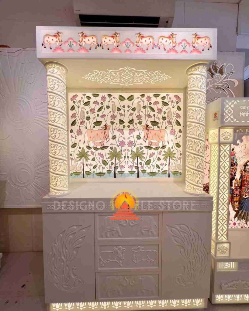 Colorful latest Korian Mandir - designotemplestore