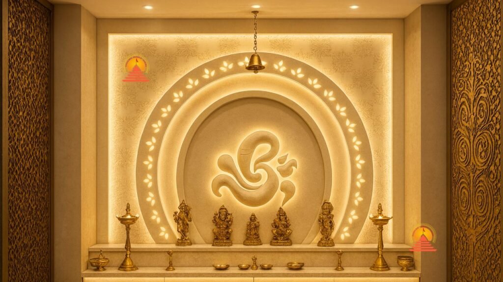 Trending Corian mandir design 2025- designotemplestore