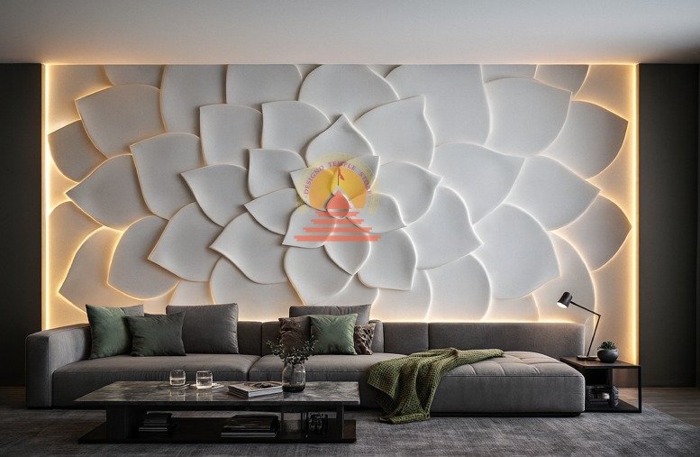 Designer Korian Wall Panel with Backlit- designotemplestore.com