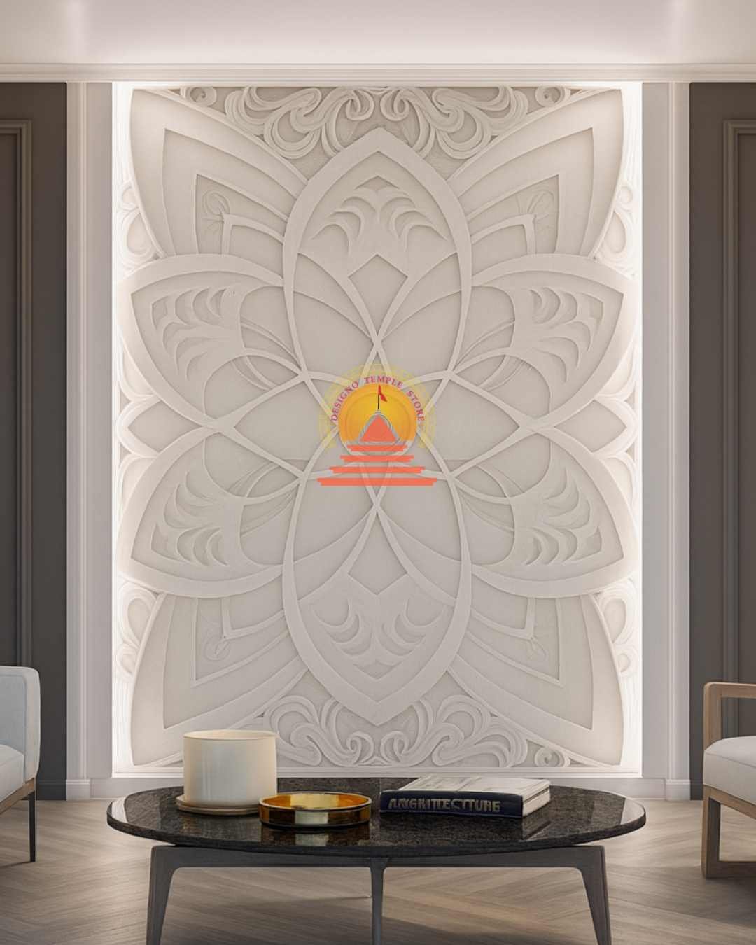 Designer Korian Wall Panel with Backlit img7- designotemplestore