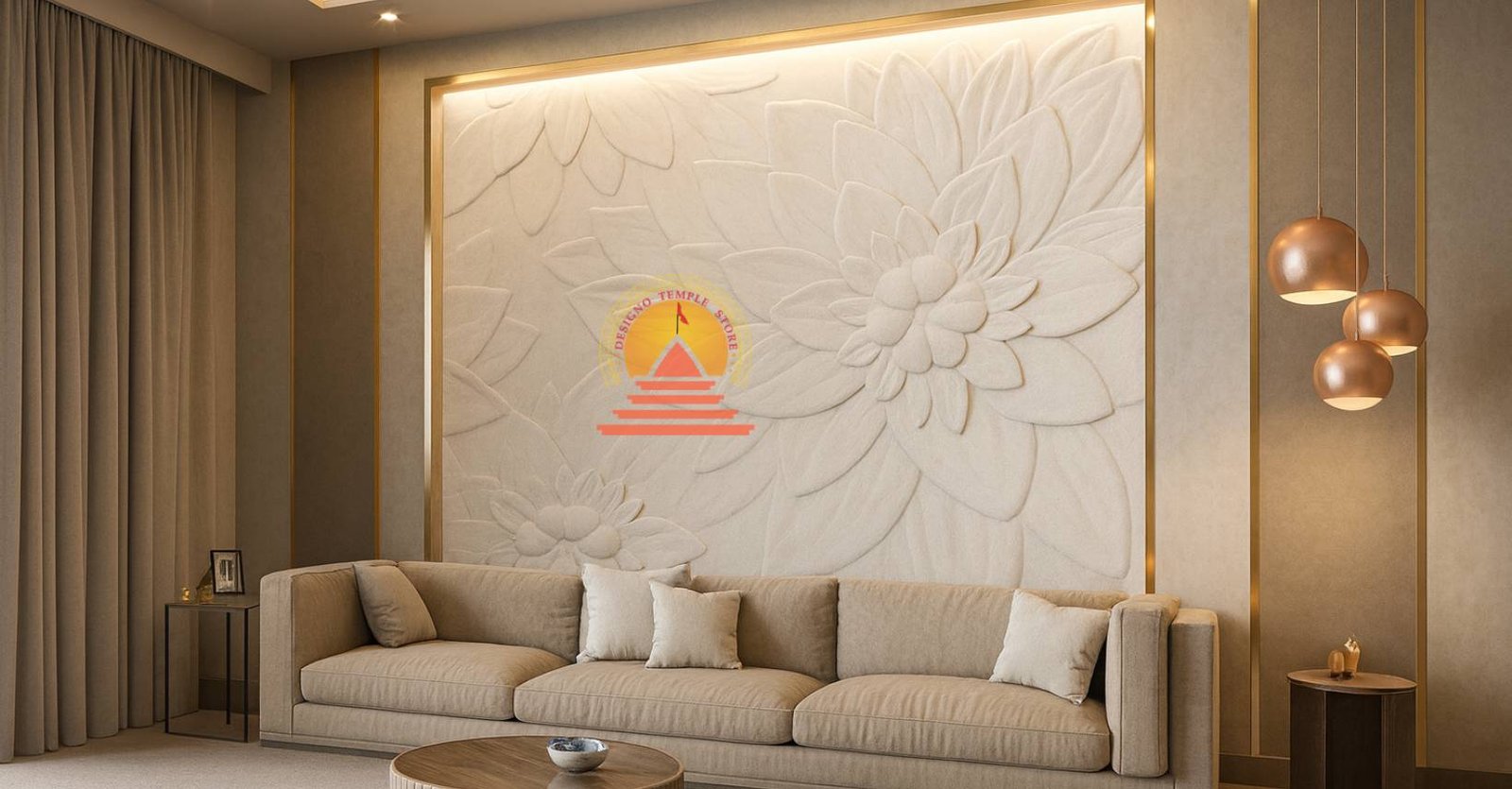 Designer Korian Wall Panel with Backlit img8- designotemplestore