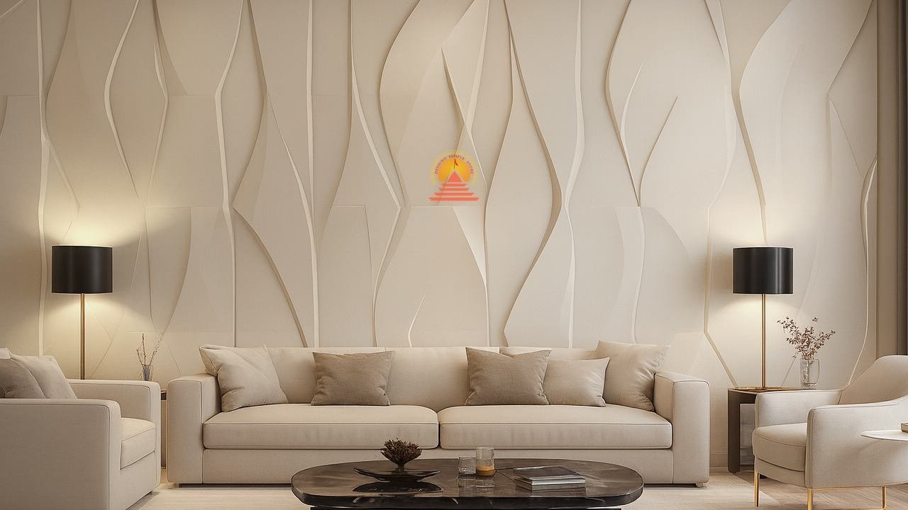 corian wall panel-designo temple store