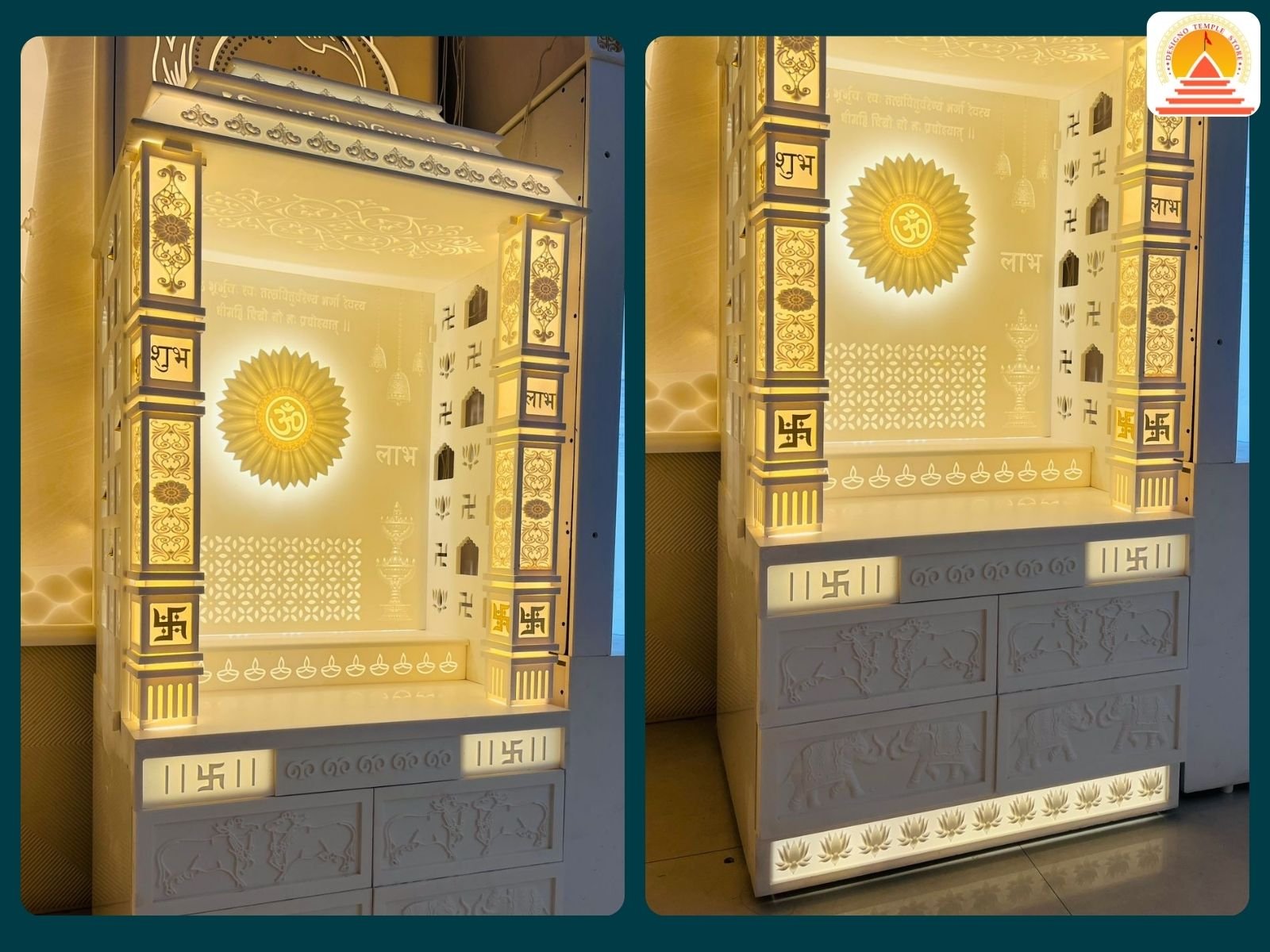 3. 3D OM MAIDR with New jali- designotemplestore.com