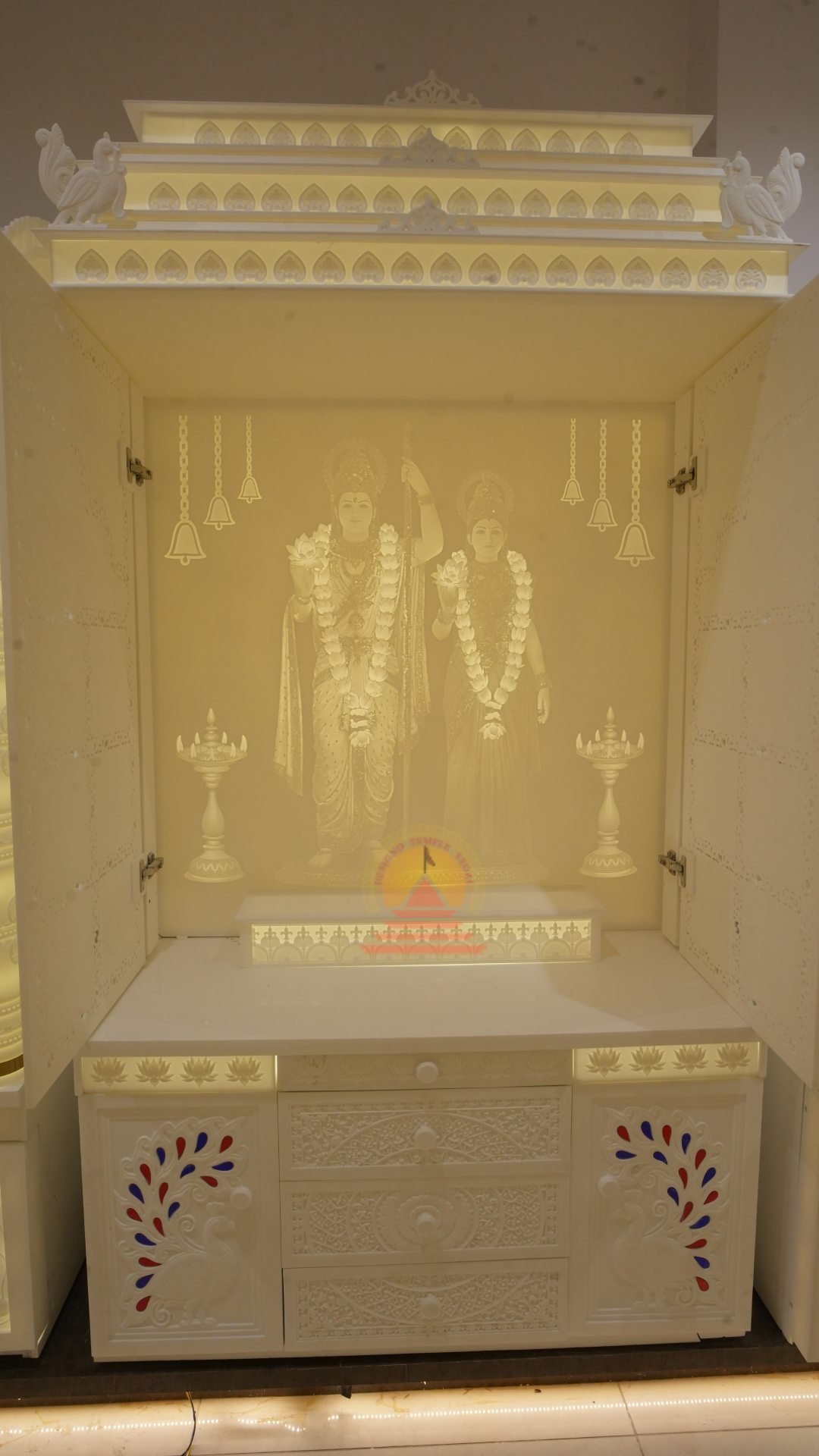 New Corian Mandir Design 15