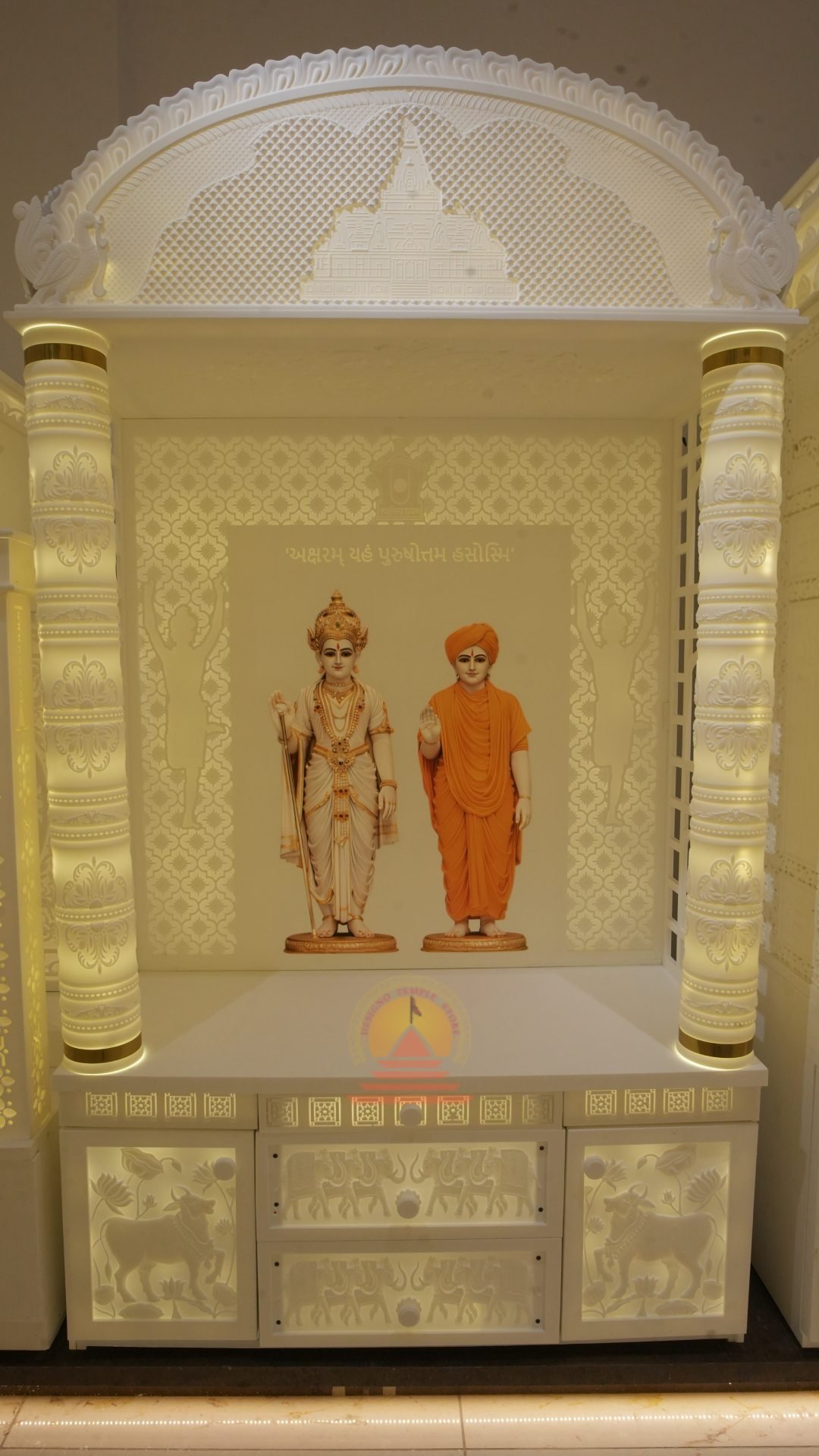 New Corian Mandir Design 12