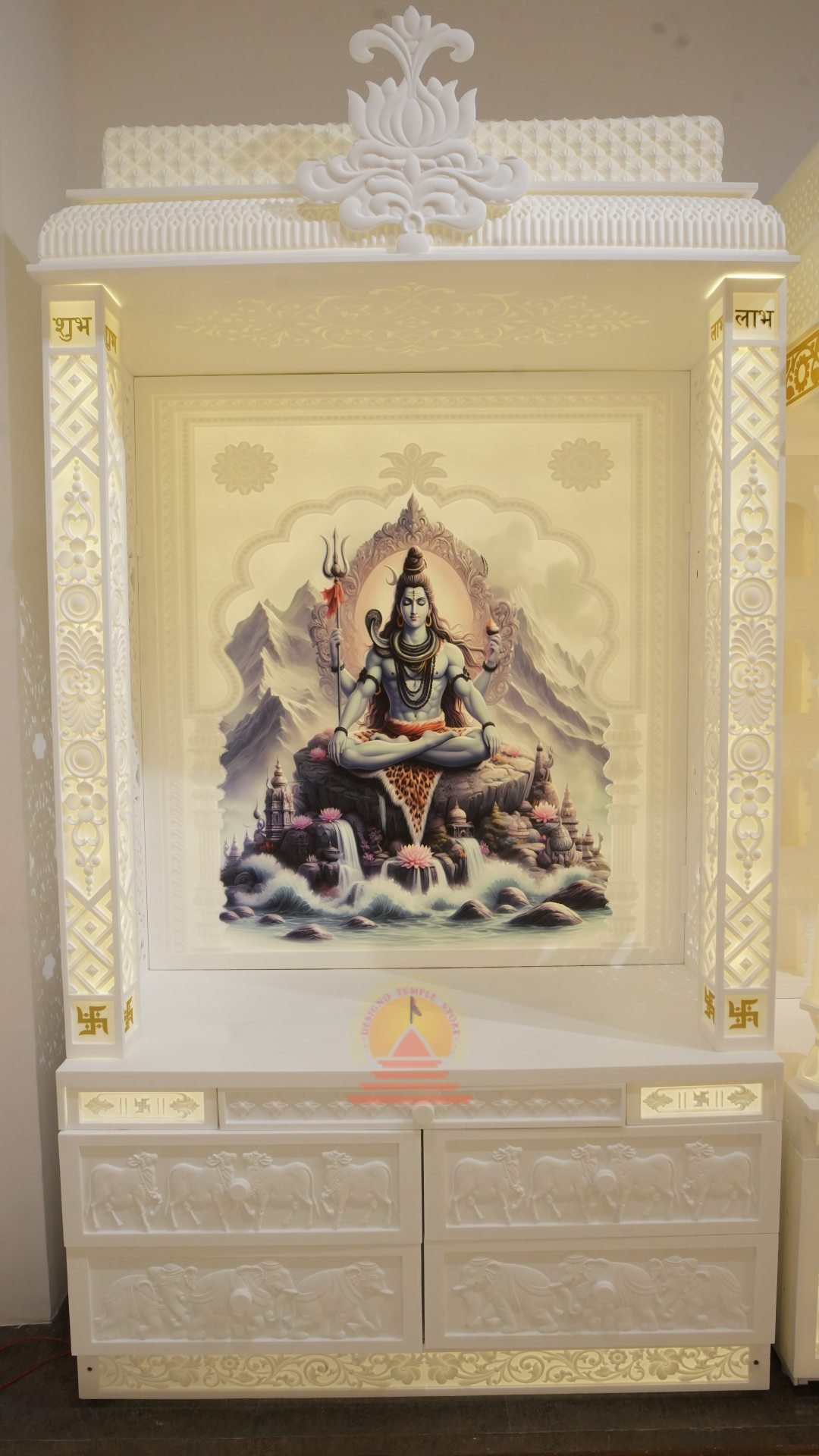 New Corian Mandir Design 10