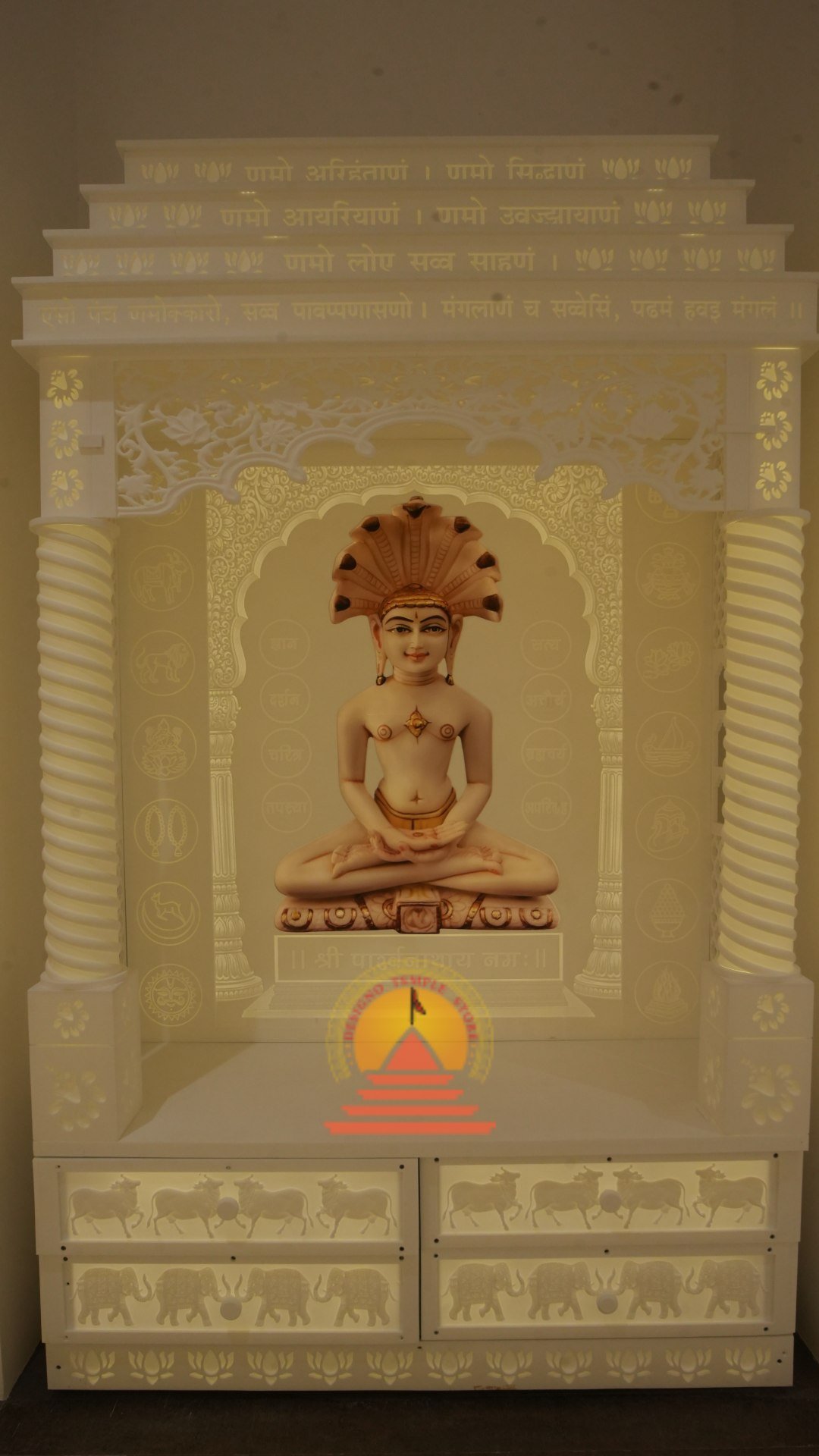 New Corian Mandir Design 09