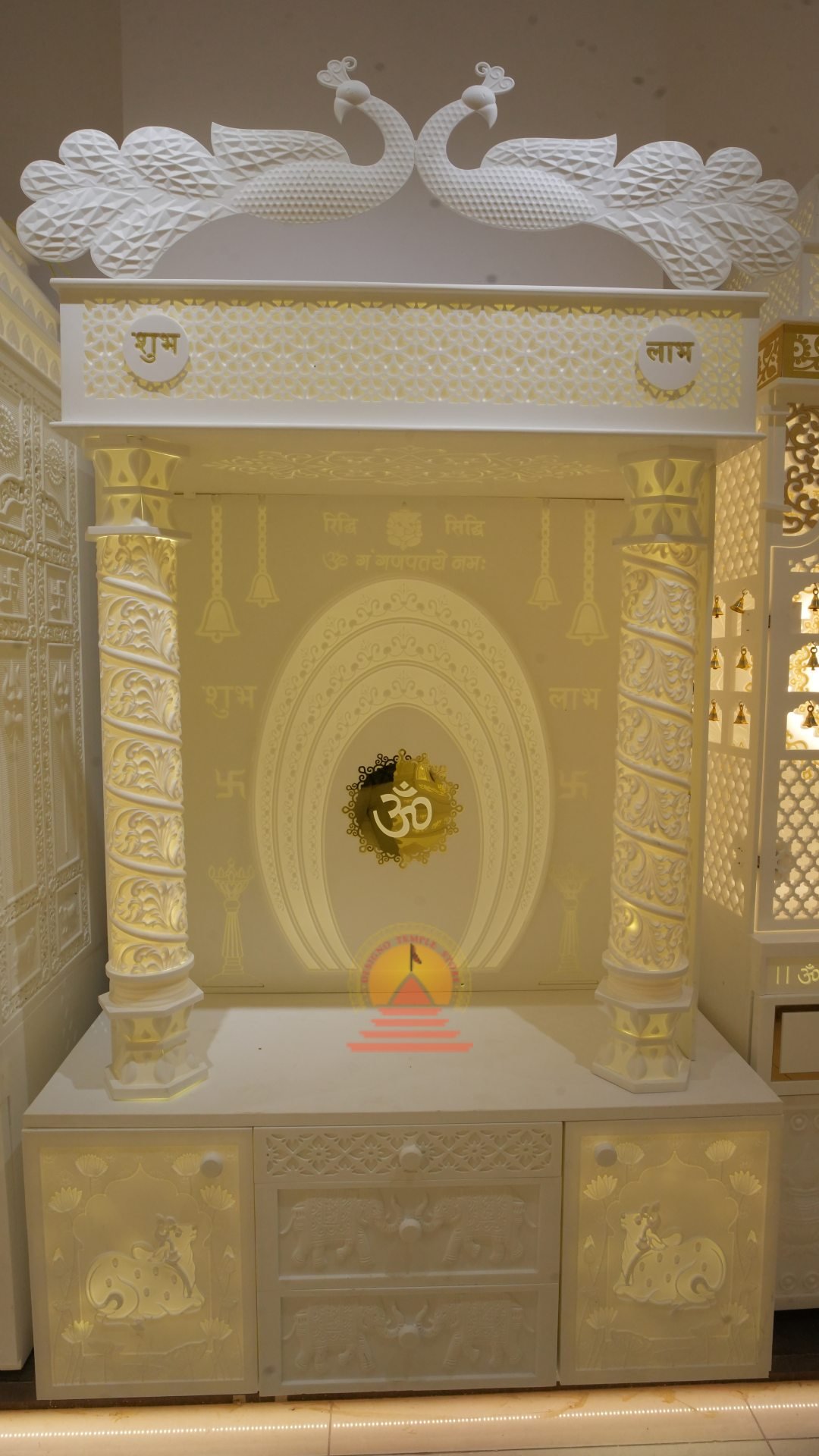 New Corian Mandir Design 11
