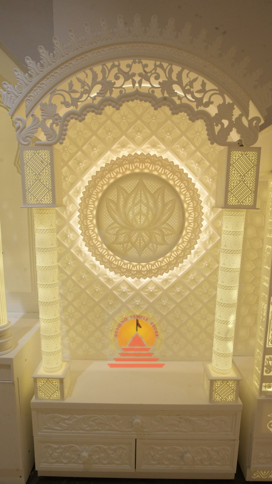 New Corian Mandir Design 14