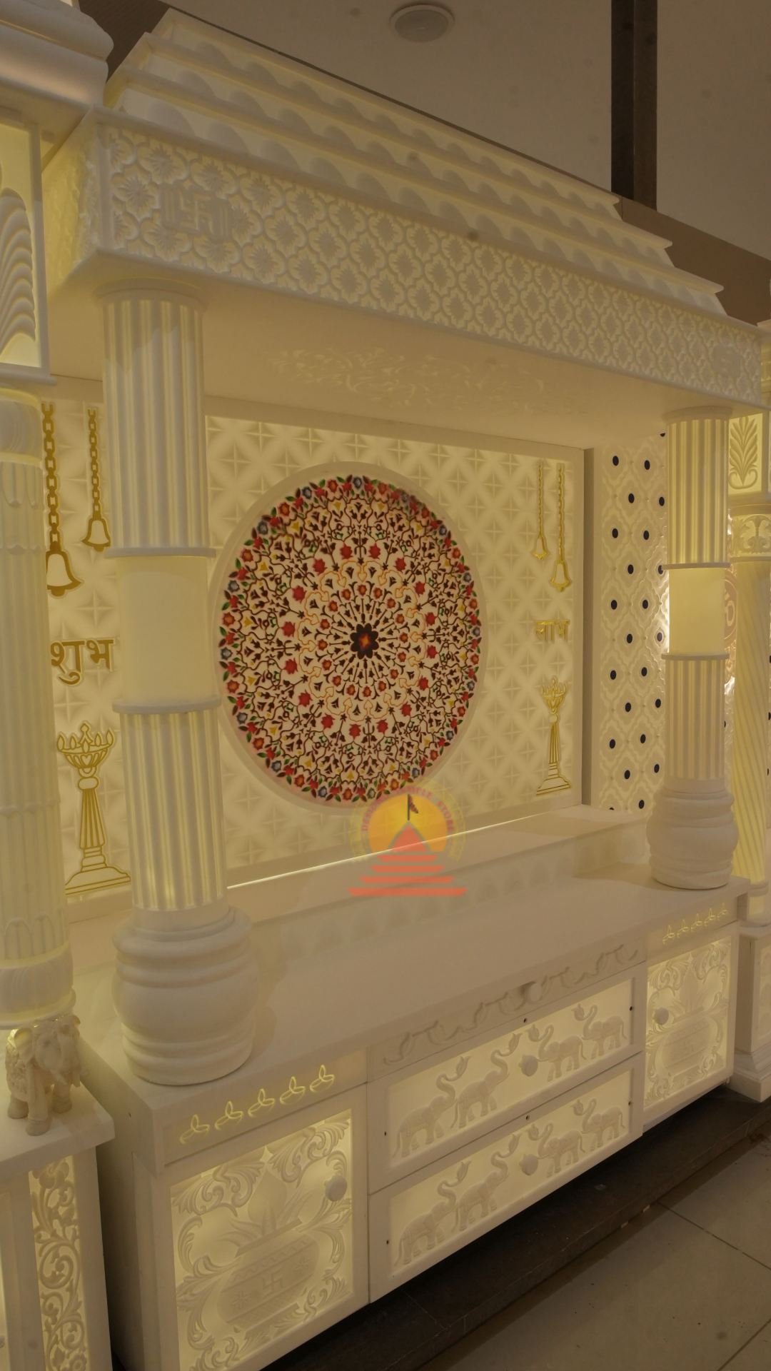 Elegant Corian Temple Design